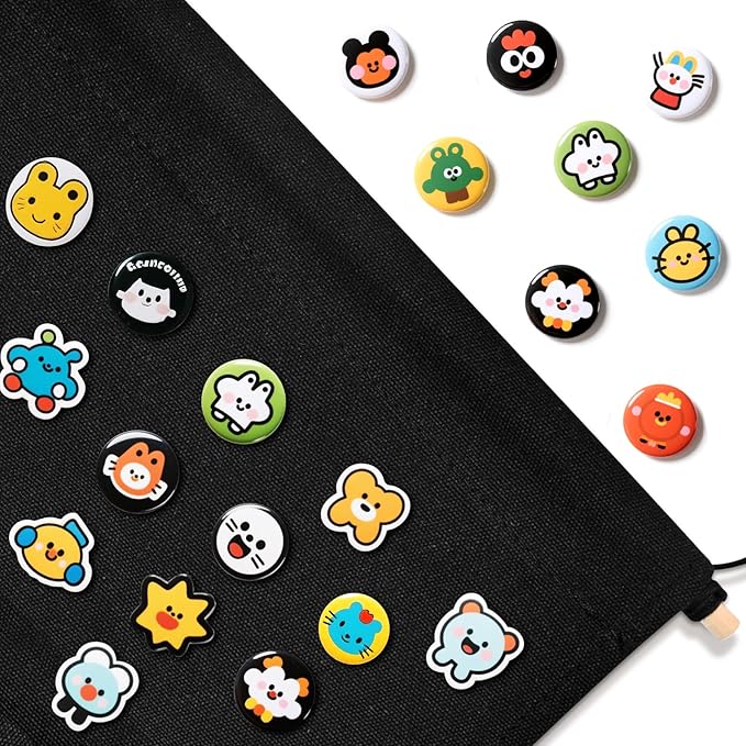 Pin Wall Display Banners,Badge Collection Banner Wall Canvas Banners Hanging Brooch Pin Organizer for Badges,Buttons,Pins,Patches (Black)