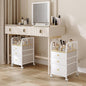 Makeup Organizer Storage Cart with Drawers, Makeup Organizer on Wheels, Rolling Makeup Bathroom Storage Cart, Cosmetic Vanity Display Cases Holder for Nail Polish Brush Hair Tool