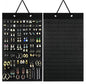 Hanging Earring Holder Organiser, Brooch Pin Display Board with 150 Slots for up to 300 Pairs of Earrings/Pins, Stud Earring Organisers and Storage Earring Holder Organizer Wall