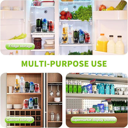 Coanto Drink Organizer for Fridge 3 Row&5 Row