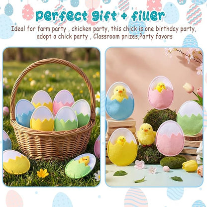 24 Pcs Silverware Holder Utensil Cutlery Holder Felt Eggs Colorful Tableware Bags Reusable Egg Shaped Container Silverware Pouch Bags for Knife Forks Organizer