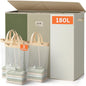SOLEDI 180L 3-Section Laundry Hamper with Lid, Extra Large Dirty Clothes Basket with Sturdy Handles for Laundry Room & Bedroom - Durable Organizer for Sorting Laundry