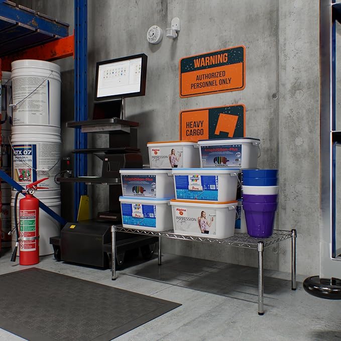 21" Deep x 42" Wide x 14" Height Wire Shelving Kit | 1-Tier | NSF Commercial Storage Rack Unit