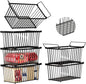 Enhanced Leak-Proof Bottom - Freezer Organizer Bins ，6 Pack Stackable Deep Freezer Organizer Bins for 7 Cu.FT Small Chest Freezer，organization and storage，pantry organizers