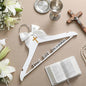 Reallnaive First Holy Communion Hanger First Communion Gift White Bow Dress Hanger 1st Holy Eucharist Party Favors Cross Gift Holiday Ceremony Decoration