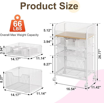 Hongtamoya Makeup Organizer Cart with Drawers, Floor Skincare Organizers Make Up Organizers Vanity Organizer Cosmetic Display Cases Holder for Skin Care Perfume Nail Polish Brush Hair Tool, White