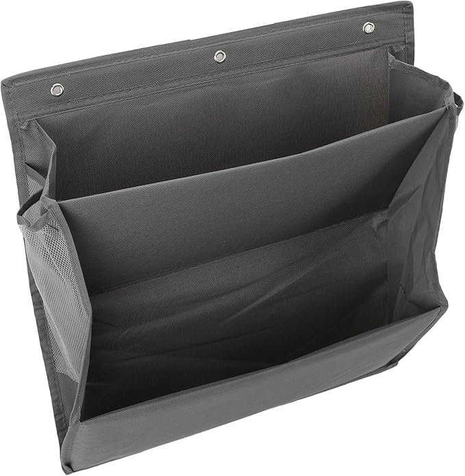 Efficiently Use Vertical Space with Door Mounted Design Hanging Shoes Design, Oxford Fabric Double Tier Shoe Organizer for Spaces (Gray)