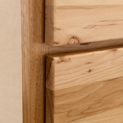 Quicklock RTA (Ready-to-Assemble) | Base Kitchen Cabinets - Shaker Style | Made in America (Rustic Hickory, 24" Wx34.5 Hx24 D 4 Drawer)