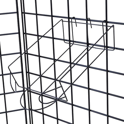 Grid-wall Cap Display Rack for Displaying Fitted Hats, Snapback Hats, Unstructured, and Ball Caps (Quantity 5) (5)