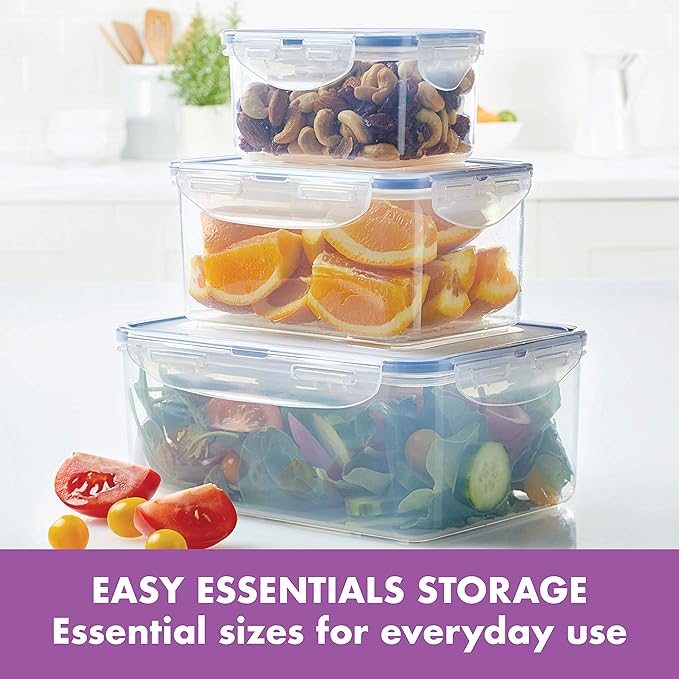Lock & Lock Assorted Food Storage Container Set (6-Piece)