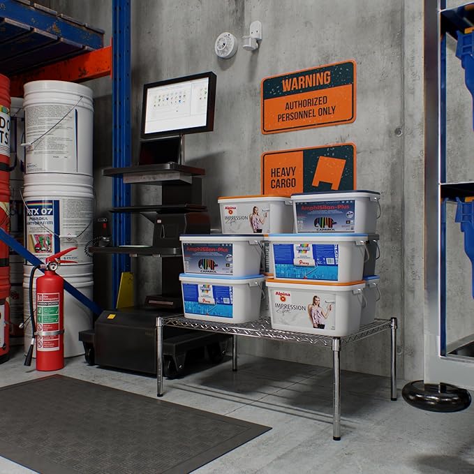 24" Deep x 36" Wide x 14" Height Wire Shelving Kit | 1-Tier | NSF Commercial Storage Rack Unit