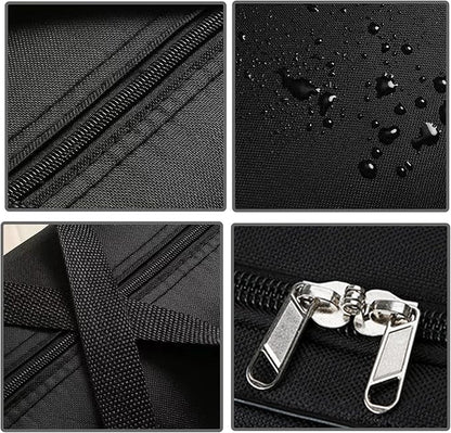 Dorm Packing Bags Black Jumbo Moving Bags Heavy Duty 180L Reusable Comforter Oxford Cloth Size Waterproof Storage Bags (2 Pack)