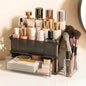 Large Capacity Makeup Organizer Countertop with Brush Holder, Vanity Skincare Perfume Storage Box for Bathroom, Mother's Day Birthday Anniversary Teen Girl Gifts for Women Mom