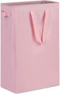 efluky Slim Laundry Basket, Narrow Laundry Hamper with Handles, Collapsible Dirty Clothes Hamper, Tall Laundry Bin for Laundry Room, Dorm and Bedroom, 19.8 Gallon (75L) Pink