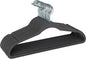 Simplify Slim Velvet Clothes Hangers | 50 Pack | Non-Slip | Shirts | Suit | Pants | Dresses | Garments | Closet Storage & Organization | Durable | Grey