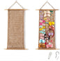 Pretty Jolly Macrame Hair Clips Accessories Organizer Hairbow Holder Rack for Girl Clips Storage Claw Clip Ornaments Keeper for Girls Room Wall Hanging Decor(Jute)