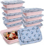 Best Brands Disney Meal Prep Containers - 20-Piece Reusable Food Containers with Lids - Freezer, Microwave & Dishwasher Safe - Featuring Mickey & Minnie, Lilo & Stitch - 33.8 Oz To Go Food Containers