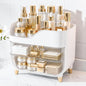 Makeup Organizer for Vanity with Large Smooth Drawers Extra Large Skincare Organizer for Bathroom Countertop and Dresser, Crystal Clear Cosmetic Storage Display Case for Beauty Products