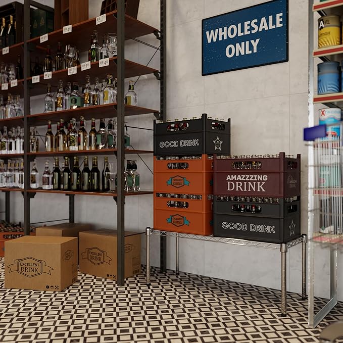 14" Deep x 36" Wide x 14" Height Wire Shelving Kit | 1-Tier | NSF Commercial Storage Rack Unit