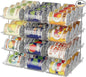 LXLXXL Can Organizer For Pantry Canned Food Goods Organizer For Cabinet Clear Automatic Rolling Can Storage Organizer Pantry Holders Rack, Holds Up to 48 Cans