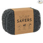 S&T INC. Bar Soap Holder for Kitchen, Bathroom, and Soap Dish, 4 Pack, Dark Grey, 2.9 inches by 4.4 inches