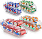 Soda Can Organizer for Refrigerator, Drink Organizer for Fridge, Automatic Rolling Can Dispenser Holder, Organize 10 Pcs Standard 11.15oz or 12oz Short Cans (4 Pack)