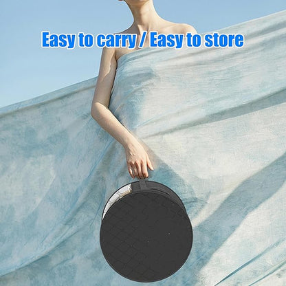 Veki 2pack Clear Hat Organizer for Closet, Hat Boxes for Women Storage With Dustproof Lids, Hat Box for Travel and Storage, Cowboy Hat, Stackable Round Brim Hats Organizer Bag Container (Pure Black)