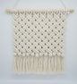 Macrame Necklace Holder Wall Mounted Jewelry Hanger Earring Holder Organizer Boho Decor Over Door Jewelry Display Necklace Rack for Necklaces Bracelets Earrings