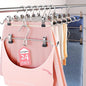 Pants Hangers Space Saving,Stackable Skirt Hangers with Clips, Hanging Closet Organizer and Storage,Clothes Hangers, College Dorm Essentials Apartment Essentials- 24 Pack