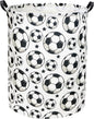 Kids Laundry hamper Baby Hamper for Nursery Boy and Girl Hamper Cute Kids Toys Storage Bin Organizer Soccer Room Decor for Home(Soccer)