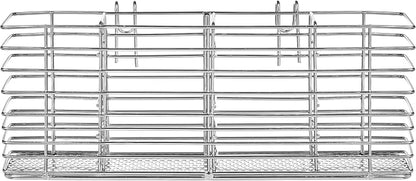 Slideep Stainless Steel Cutlery Utensil Holder Silverware Organizer with Hooks removable Drying Rack Silverware Holder Utensil Cutlery Basket Kitchen Dish Drainer Dish Drying Rack