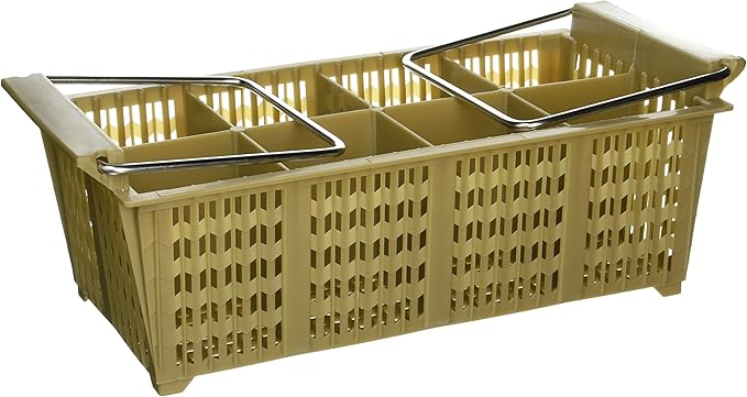 Winco 8-Compartment Cutlery Basket with Handle