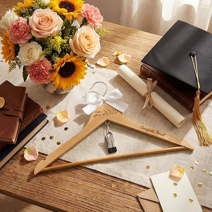 Reallnaive Congrats Grad Hanger for Graduation Gown Sash Class of 2026 Graduation Gift School Grad Hanger Graduate Congratulation Ceremony Keepsake Favor