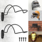 Yuleimy 2-Pack Helmet Holder Wall Mount, Heavy Duty Metal Display Rack for Motorcycle, Equestrian, Baseball & Football Helmets, Multi-Purpose Storage Hanger Hook, Black