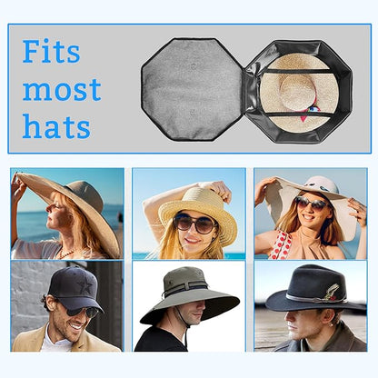 Hat Storage Box,Hat Boxes for Women Storage,Cowboy Hats Holder for Travel,Wide Brims Hat Carrier Case,Stuffed Animal Toy Organizer,Hat Box Closet Organizers and Storage,Hat Boxes for Men