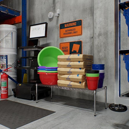 18" Deep x 48" Wide x 14" Height Wire Shelving Kit | 1-Tier | NSF Commercial Storage Rack Unit