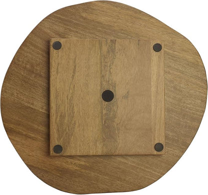 Gourmet Basics by Mikasa Cora Organic Shaped Lazy Susan Turntable, 14 Inch