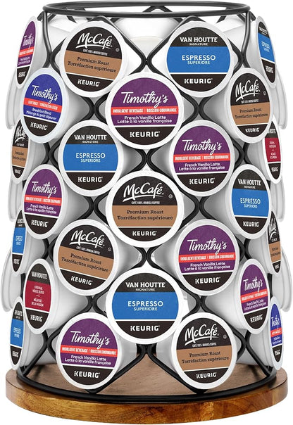 Keurig 5000351185 K-Cup Whirl Carousel Coffee Pod holder, 49, Black