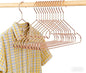 Rose Gold Coat Suit Shirt Metal Wire Standard Clothes Hangers, 30 Pack Heavy Duty Shirt Blouse Hanger 16.5” Coat Suit Bridal Boutique Space Saving Slim Wire Hanger