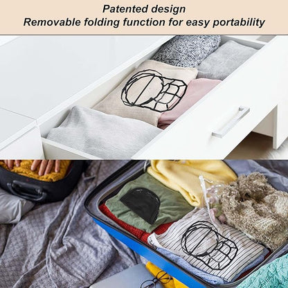 [2 Pack] Hat Washer Cage, Baseball Cap Protector Cover for Washing Machine and Dishwasher, Durable Frame and Mesh Net Keep Your Caps in Shape, Ideal for Adults and Kids Ball Caps, Black