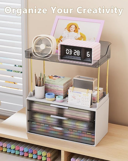 Anylady Bathroom Organizers and Storage, Makeup Organizer (Sturdy Durable Attractive), Ideal for Vanity, Countertop, Counter, Perfume, Skincare, Cabinet, Cosmetic, Dresser Organizer (Black)