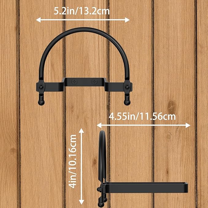 Cowboy Hat Rack 2 Pack, Wall Mount Hat Organizer, Heavy Duty Hat Hanger for Western Home Decor.