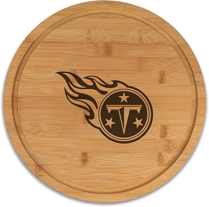 The Memory Company | Licensed NFL 13" Team Bamboo Lazy Susan