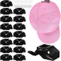Kichvoe Hat Hangers for Wall, 16 Pcs Minimalist Hat Hooks Strong Hold Hat Hangers Hat Display for Wall Door Closet Office