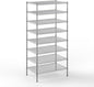 24" Deep x 36" Wide x 74" Height Wire Shelving Kit | 8-Tier | NSF Commercial Storage Rack Unit