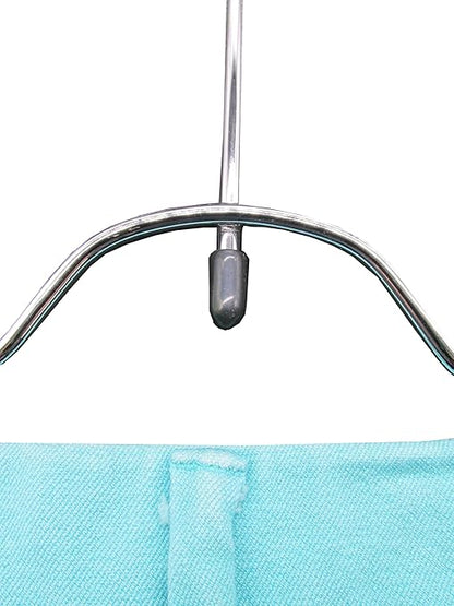 NAHANCO NH4TPH 4-Tier Pant Hanger with Clips for Closet Organization - 3/Pack, Chrome