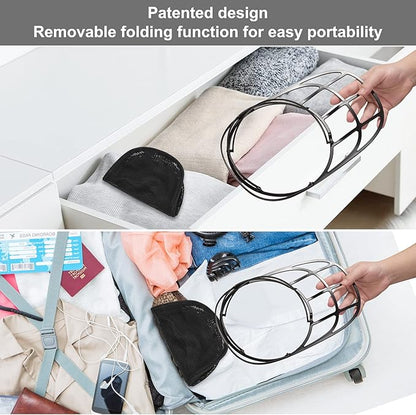 MAGTSMEI Hat Washer Cage for Washing Machine, Hat Washer Cage，Baseball Cap Washing Cage,Cleaning and Protecting Hats in Dishwasher (B & W 2 Pack)