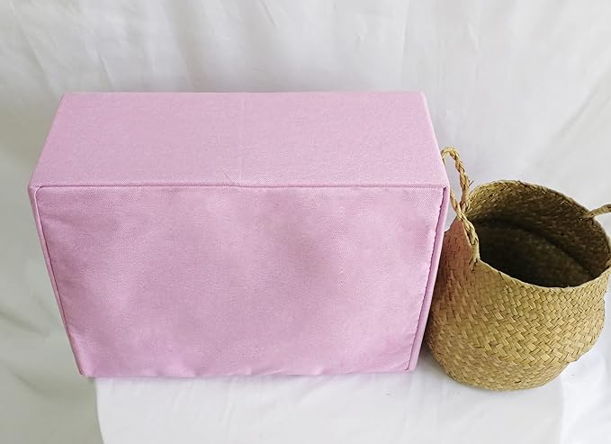 Storage Bin for Shelves Rectangle Closet Baskets Foldable Box with Handles Pink Shelf Baskets Toy Boxes for Home Office Car Dormroom