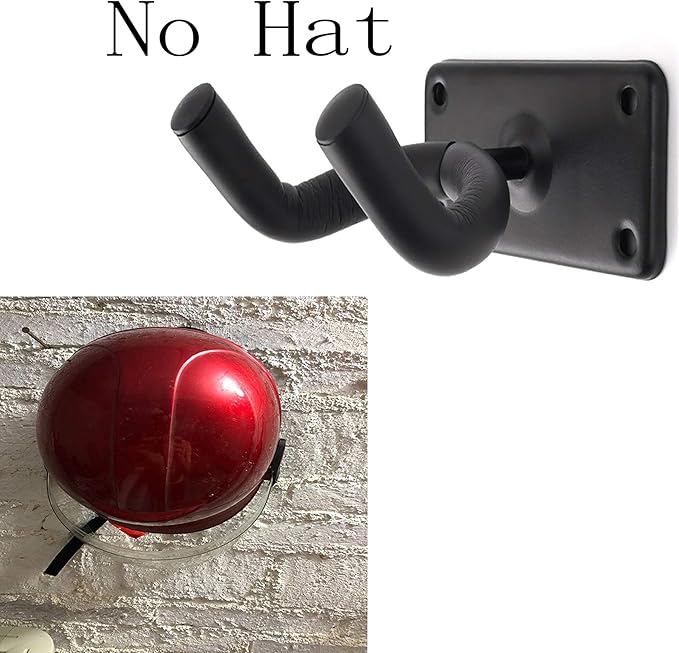 Hat Hanger Rack/Cowboy Hat Rack/Hat Rack for Wall/Cowboy Hat Holder/Hat Display Stand/Cowboy Hat Holder Wall Mount/Guitar Hanger/Cowboy Hat Display & Storage Hanger - No Hat, 2-Pcs