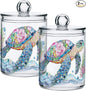2 Pack Qtip Holder Dispenser for Cotton Ball Mtazmzmxnjy3z0vob2lkb1cyt1cx(1) Swab Round Pads Clear Plastic Acrylic Jar Set Bathroom Canister
